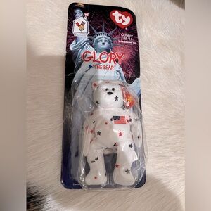 Y2K Millennium Glory the Bear McDonalds Ty Beanie Baby, 1999
